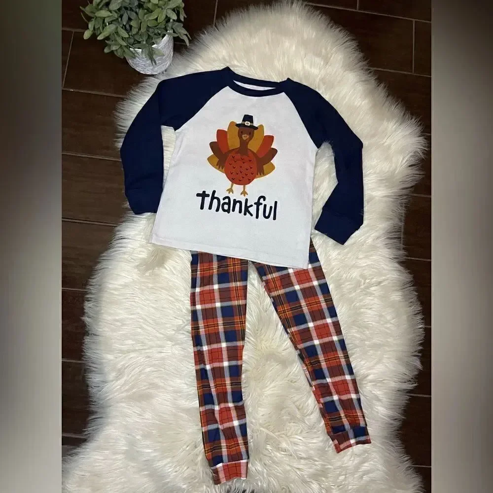 PJ Place Thankful pj set sz 4/5T